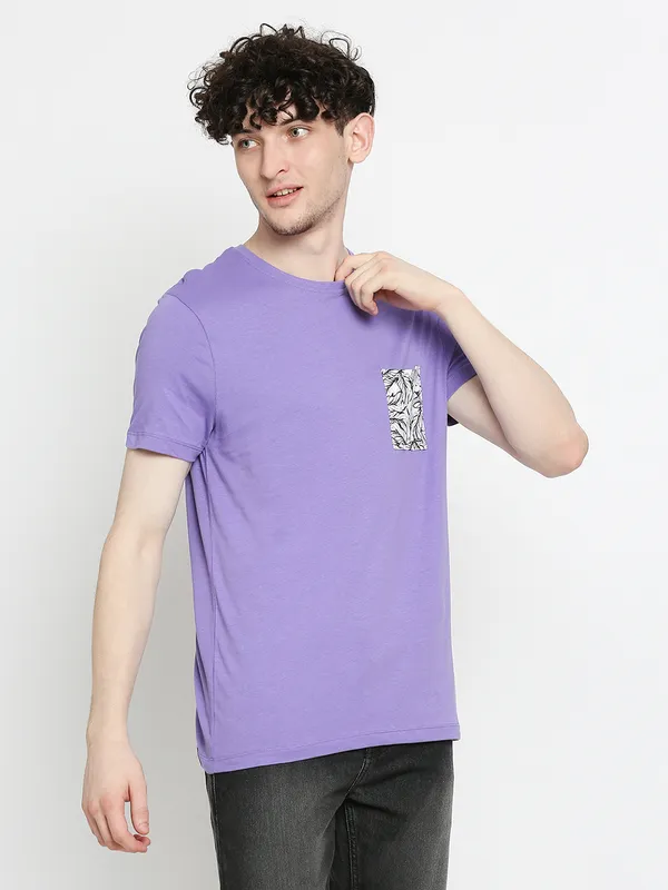 Being Human Men  T-Shirts-Purple