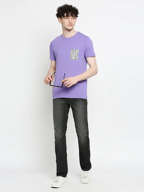 Being Human Men  T-Shirts-Purple