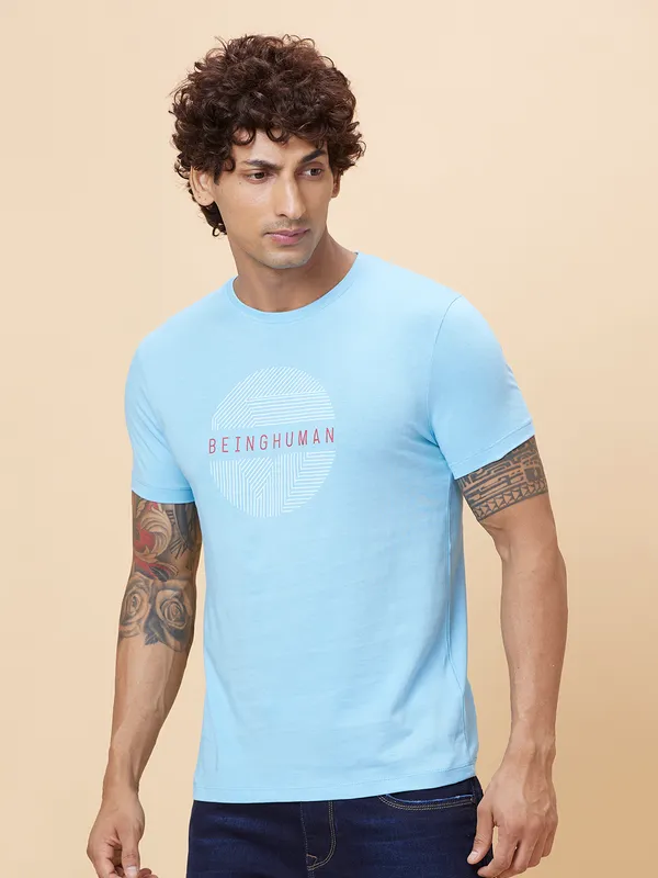 Being Human Clothing Men  T-Shirts-Green