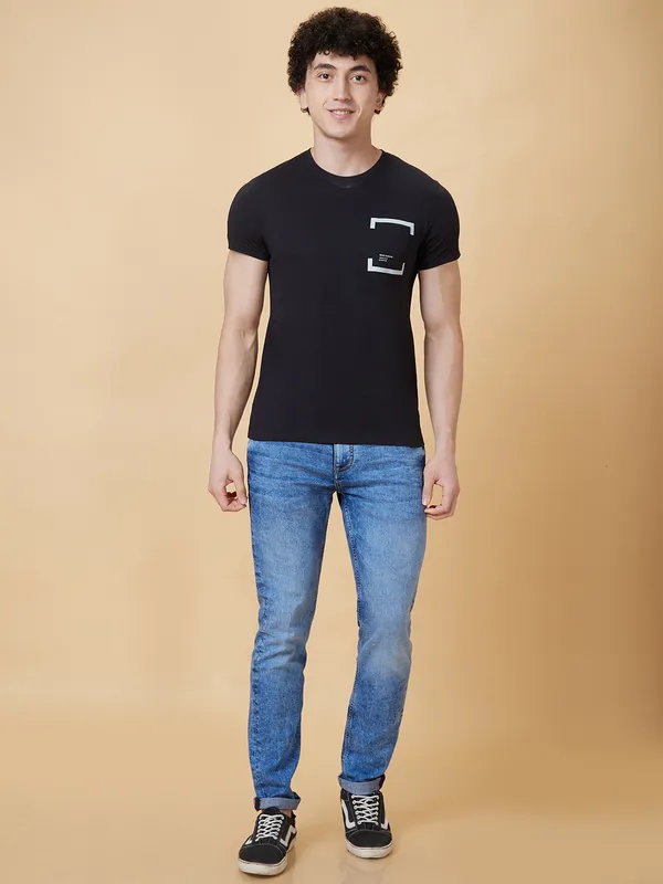 Being Human Clothing Men  T-Shirts-Black
