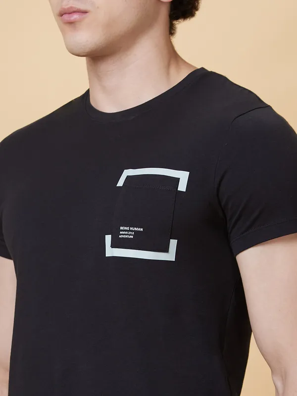 Being Human Clothing Men  T-Shirts-Black