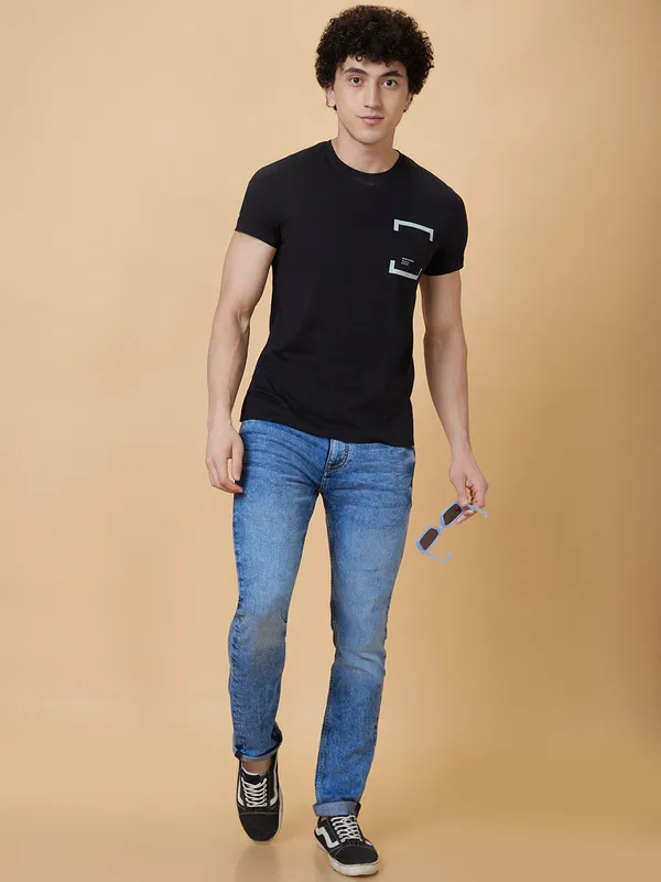 Being Human Clothing Men  T-Shirts-Black