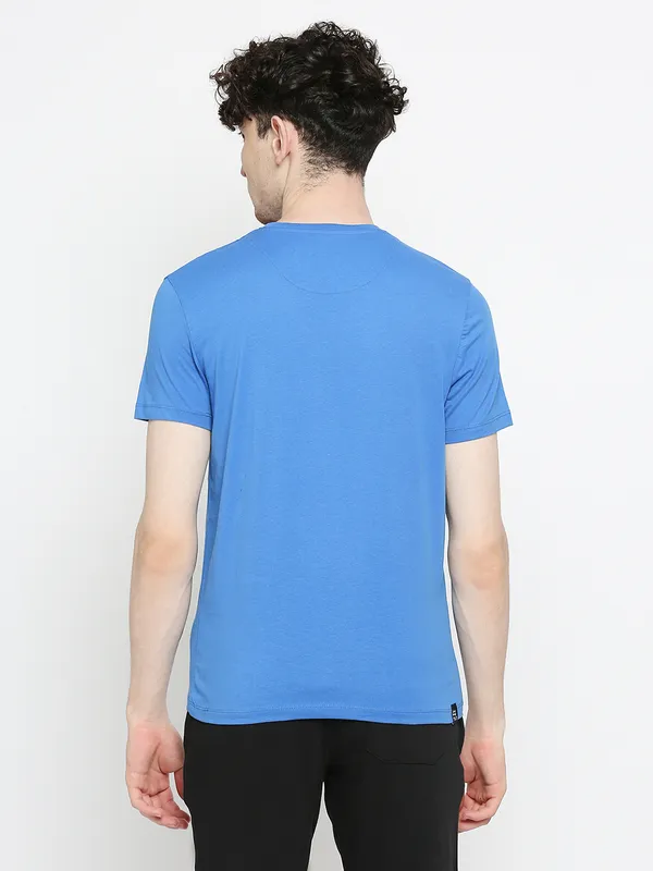 Being Human Clothing Mens Regular Fit T-Shirts-Royal Blue