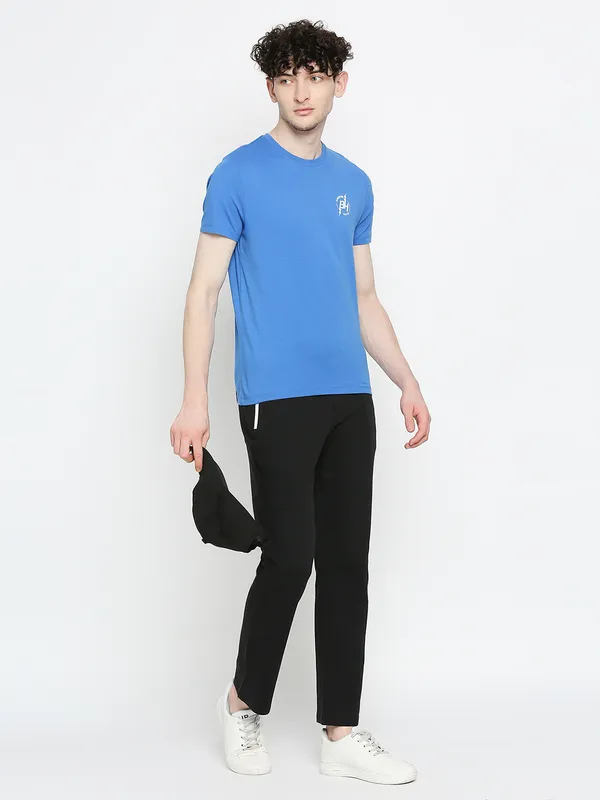 Being Human Clothing Mens Regular Fit T-Shirts-Royal Blue