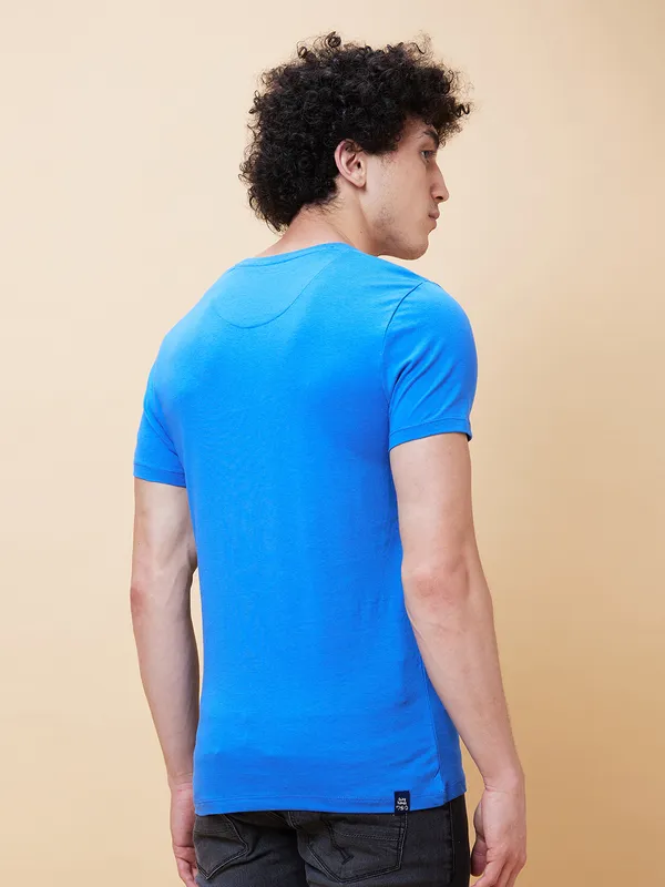 Being Human Men  T-Shirts-Royal Blue