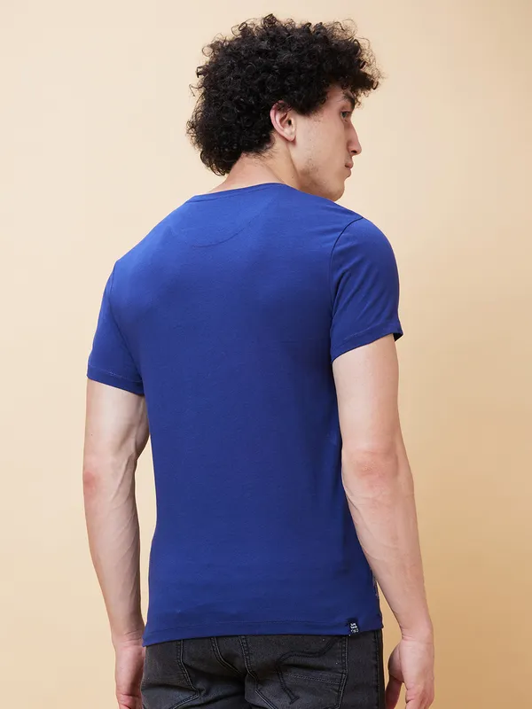 Being Human Clothing Men  T-Shirts-Navy