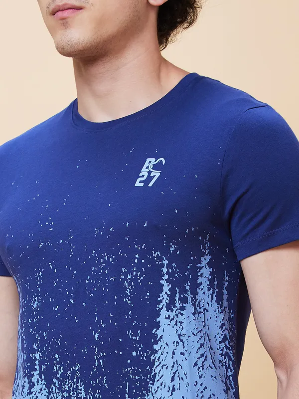 Being Human Clothing Men  T-Shirts-Navy