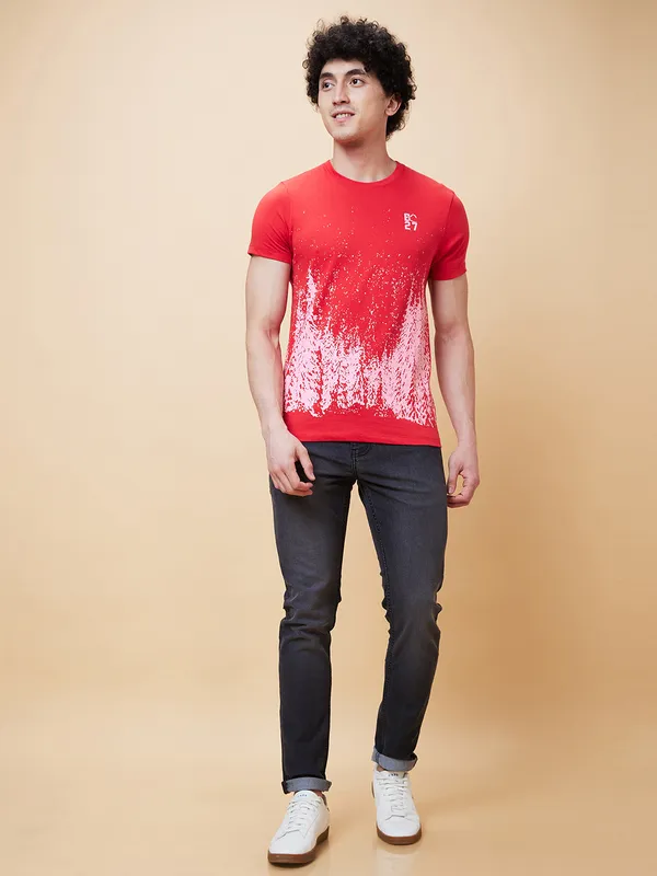 Being Human Clothing Men  T-Shirts-Red