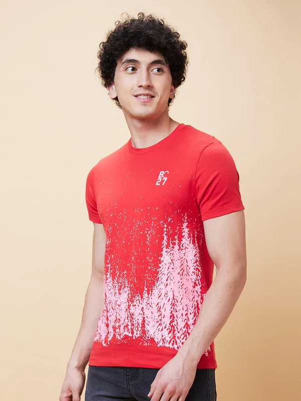 Being Human Clothing Men  T-Shirts-Red