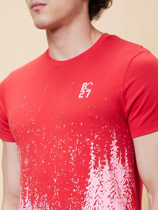 Being Human Clothing Men  T-Shirts-Red