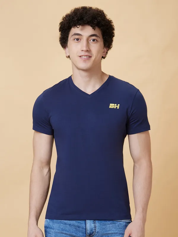 Being Human Men  T-Shirts-Navy