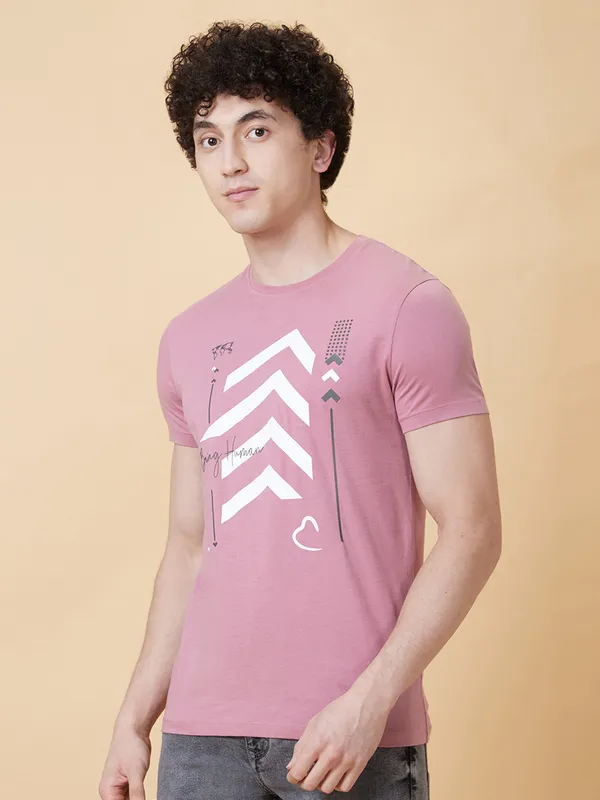 Being Human Clothing Men  T-Shirts-Nostalgia Rose