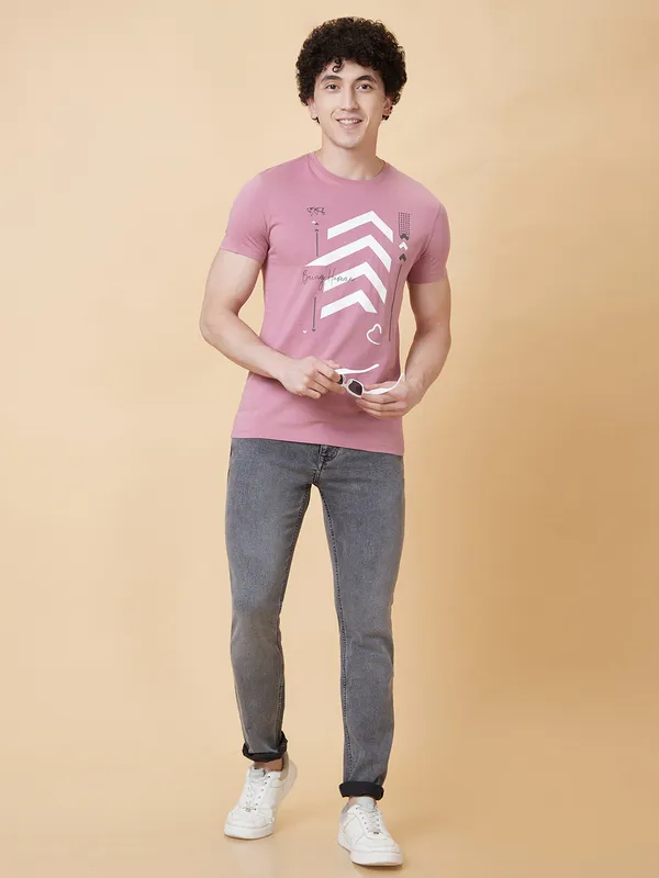 Being Human Clothing Men  T-Shirts-Nostalgia Rose