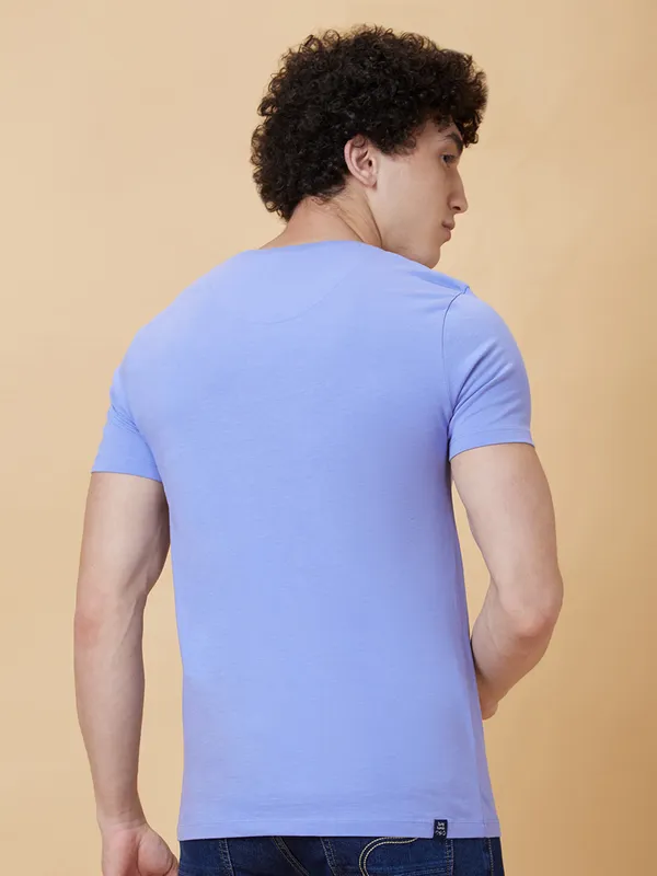 Being Human Men  T-Shirts-Deep Periwinkle