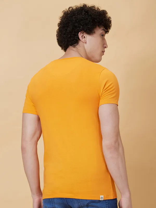 Being Human Clothing Men  T-Shirts-Orange