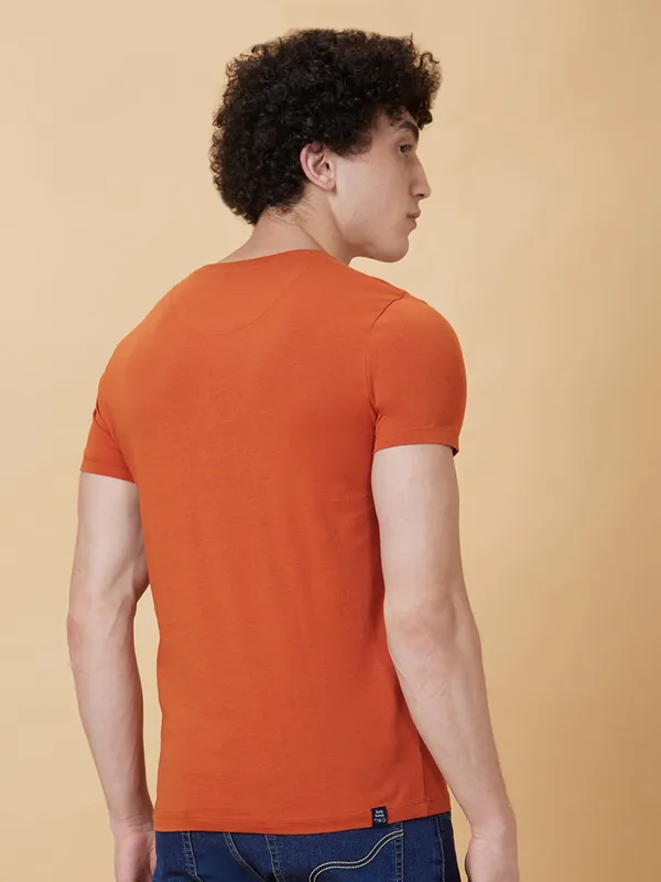 Being Human Clothing Men  T-Shirts-Chinese Brown