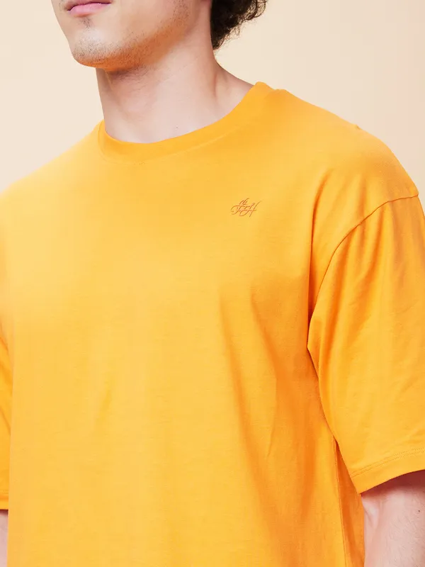 Being Human Men  T-Shirts-Orange