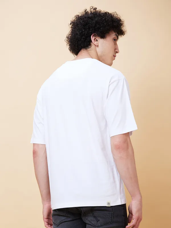 Being Human Men  T-Shirts-White
