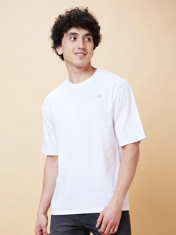 Being Human Men  T-Shirts-White