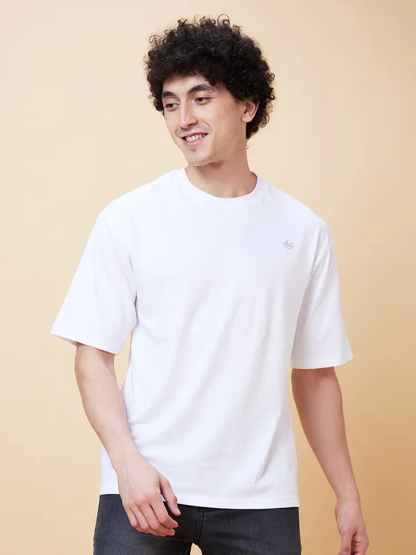 Being Human Men  T-Shirts-White