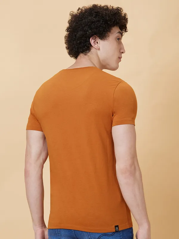 Being Human Clothing Men  T-Shirts-Sudan Brown