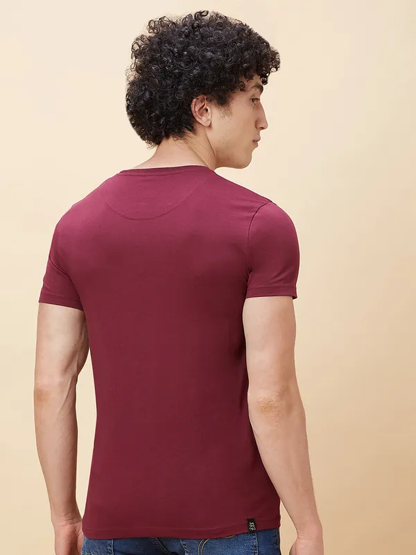 Being Human Men  T-Shirts-Wine