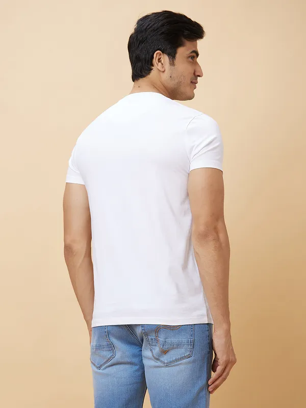 Being Human Men  T-Shirts-White