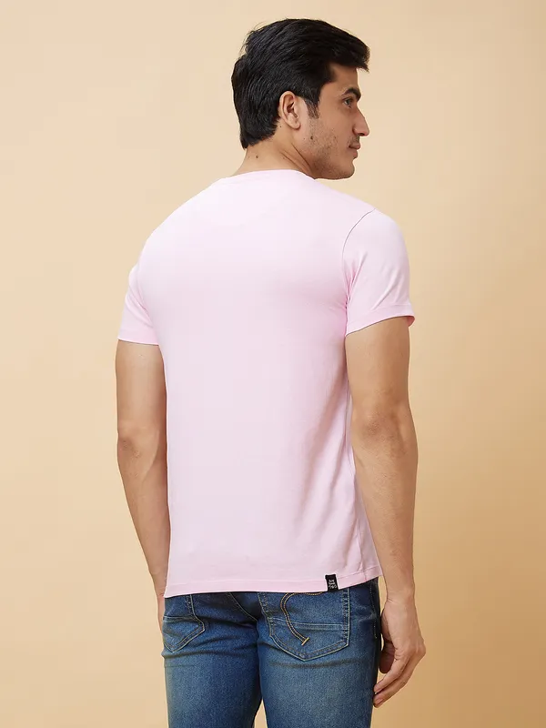 Being Human Clothing Men  T-Shirts-Light Pink