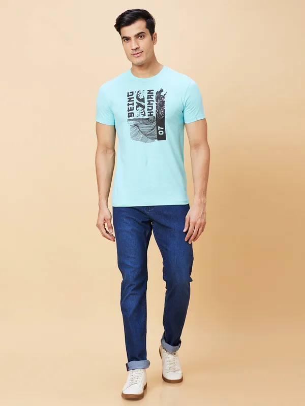 Being Human Clothing Men  T-Shirts-Mint