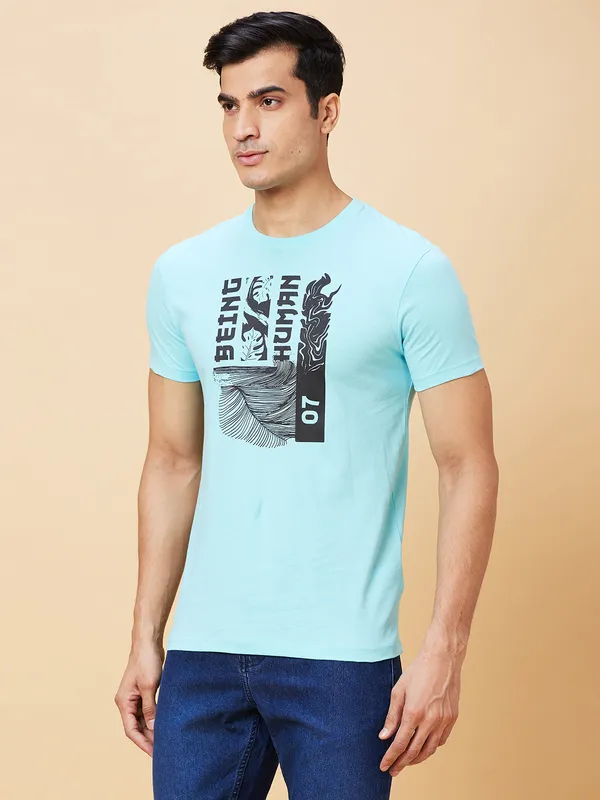 Being Human Clothing Men  T-Shirts-Mint