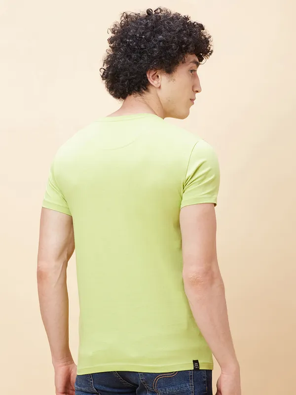 Being Human Clothing Men  T-Shirts-Sea Green