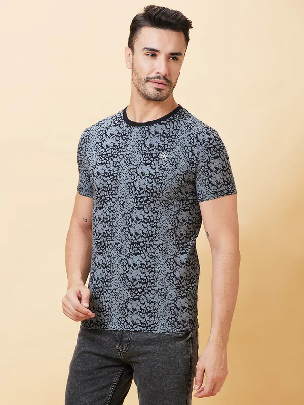 Being Human Men  T-Shirts-Black