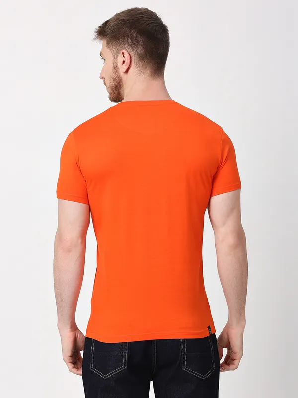 Being Human Clothing Men  T-Shirts-Orange