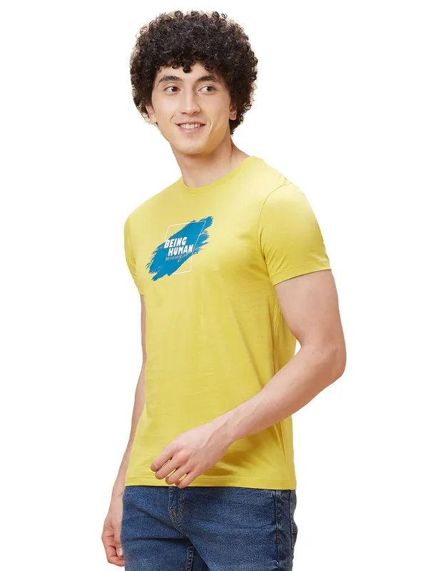 Being Human Clothing Men  T-Shirts-Bamboo