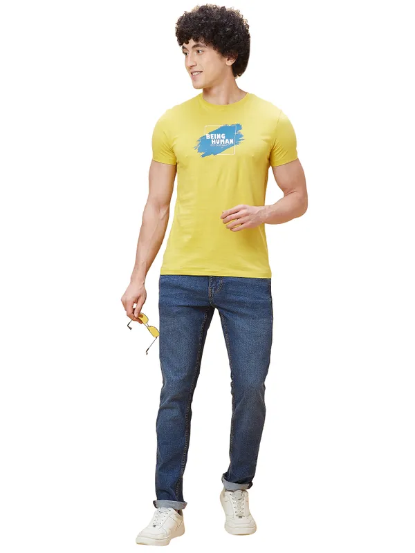 Being Human Clothing Men  T-Shirts-Bamboo
