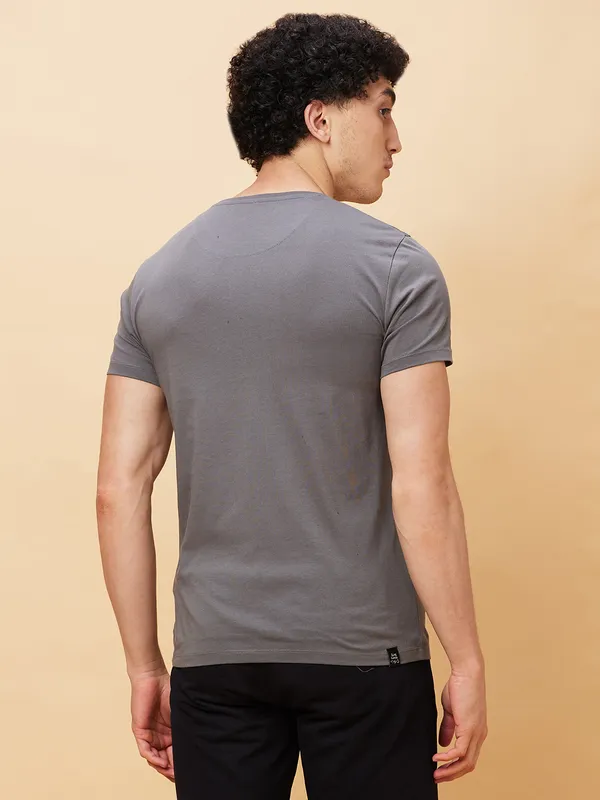 Being Human Men  T-Shirts-Gunmetal