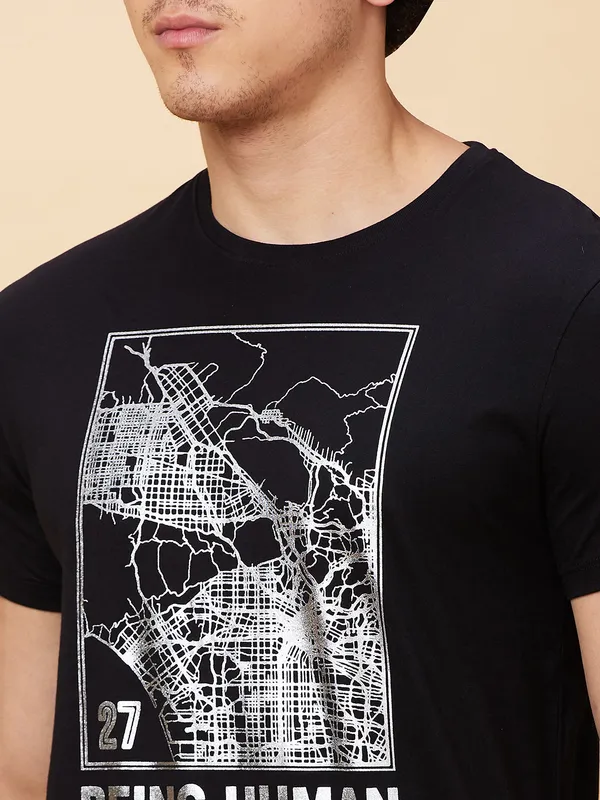 Being Human Clothing Men  T-Shirts-Black