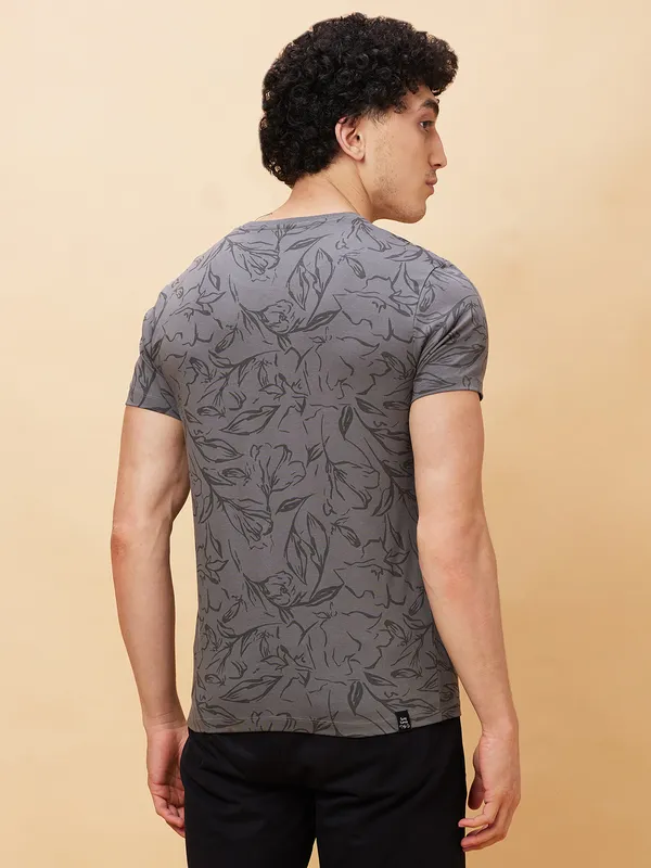 Being Human Men  T-Shirts-Gunmetal