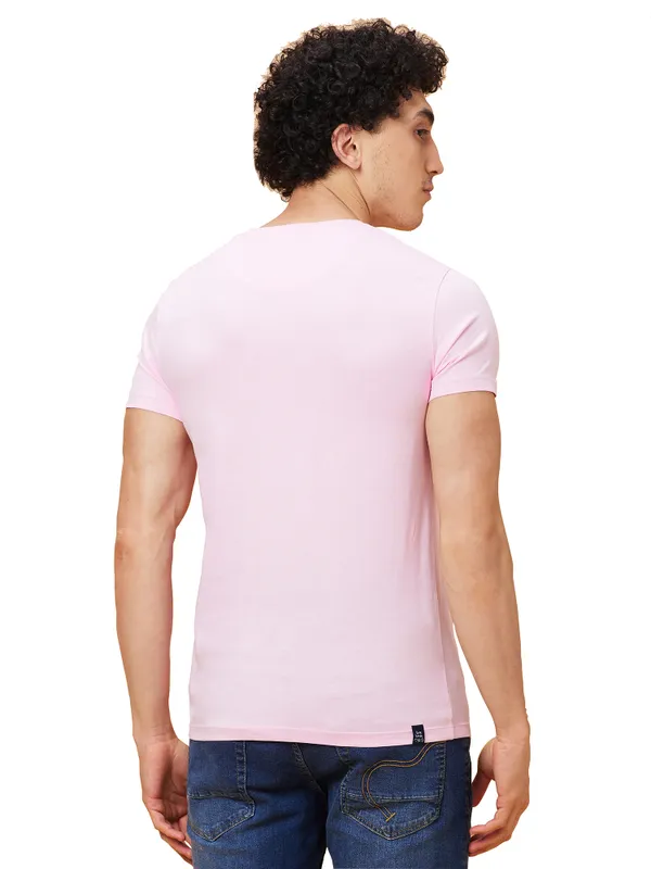 Being Human Men  T-Shirts-Light Pink