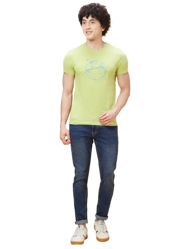 Being Human Men  T-Shirts-Sea Green