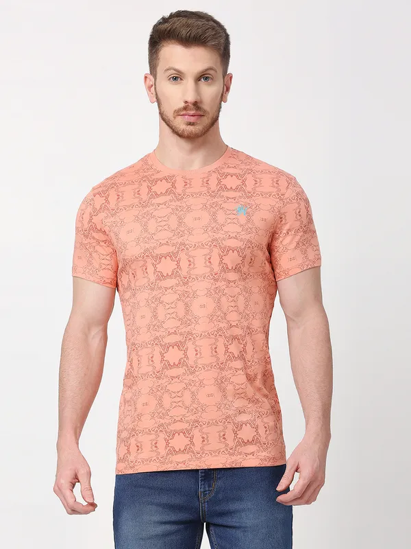 Being Human Men  T-Shirts-Coral