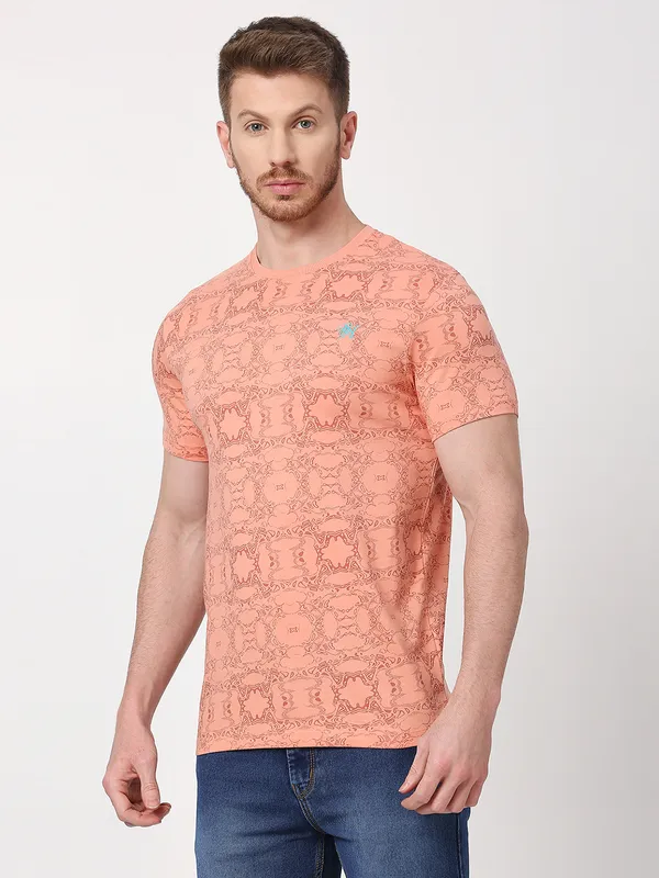 Being Human Men  T-Shirts-Coral