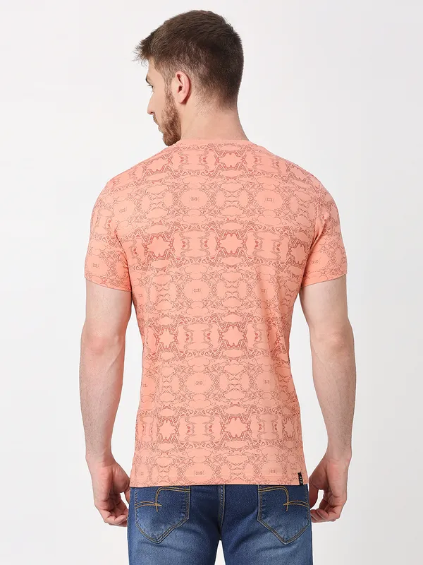 Being Human Men  T-Shirts-Coral