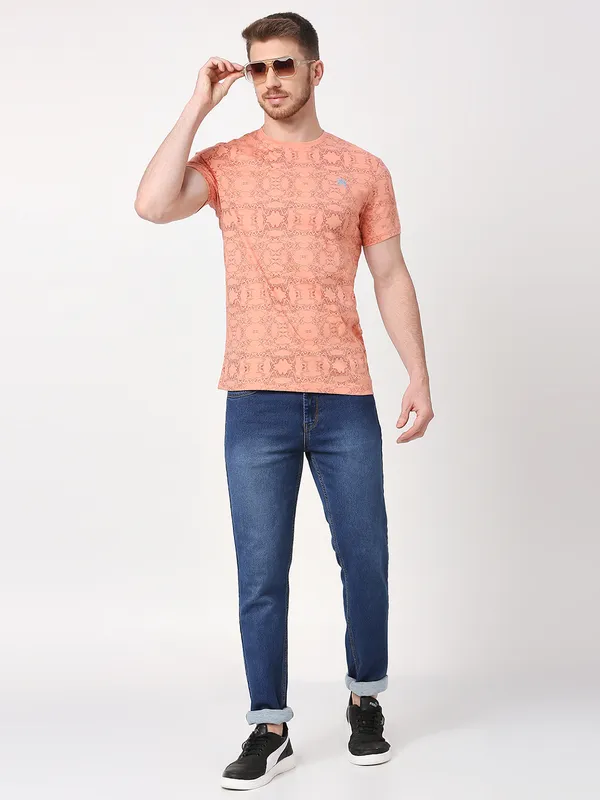 Being Human Men  T-Shirts-Coral