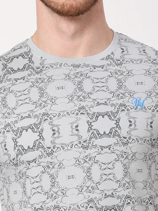 Being Human Men  T-Shirts-Light Grey