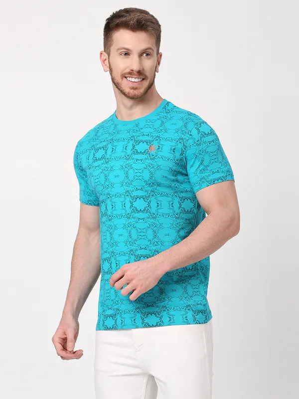 Being Human Men  T-Shirts-Viridian Green