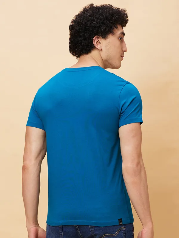 Being Human Clothing Men  T-Shirts-Teal