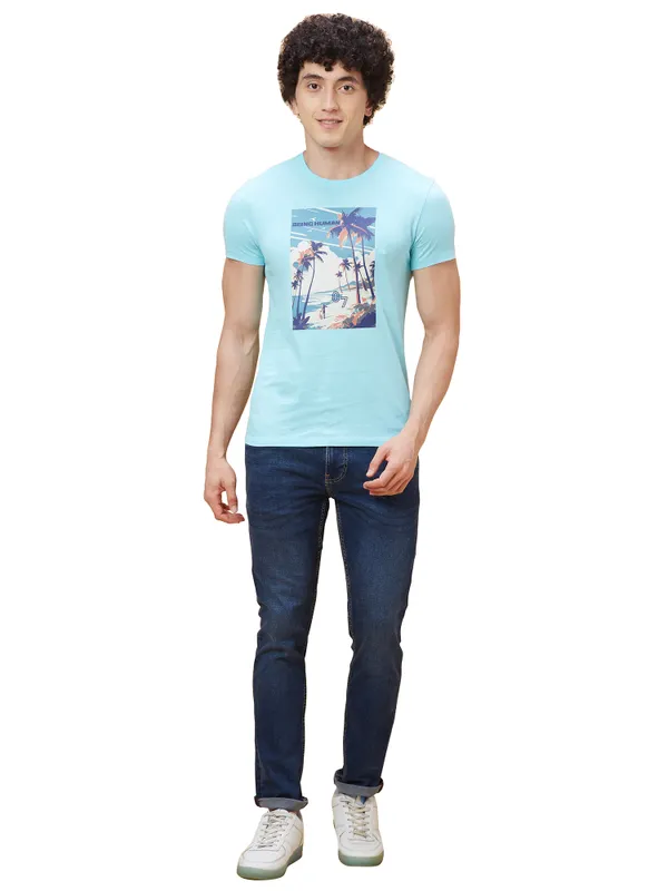 Being Human Clothing Men  T-Shirts-Mint