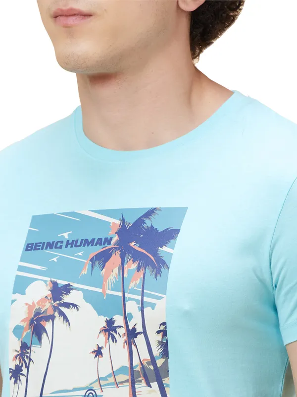 Being Human Clothing Men  T-Shirts-Mint