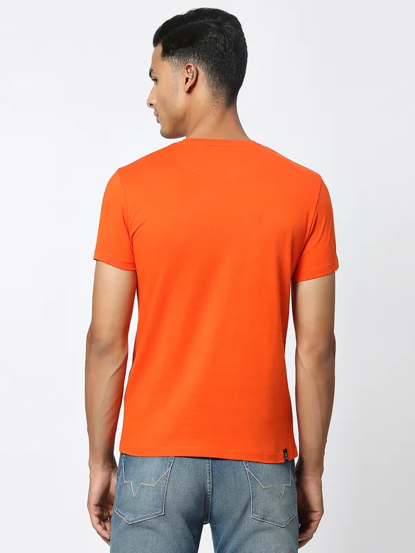 Being Human Clothing Men  T-Shirts-Orange